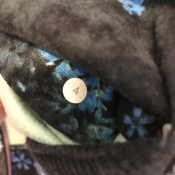 Lululemon black blue scuba hoodie petal pop 4 - Picture 9 of 9
